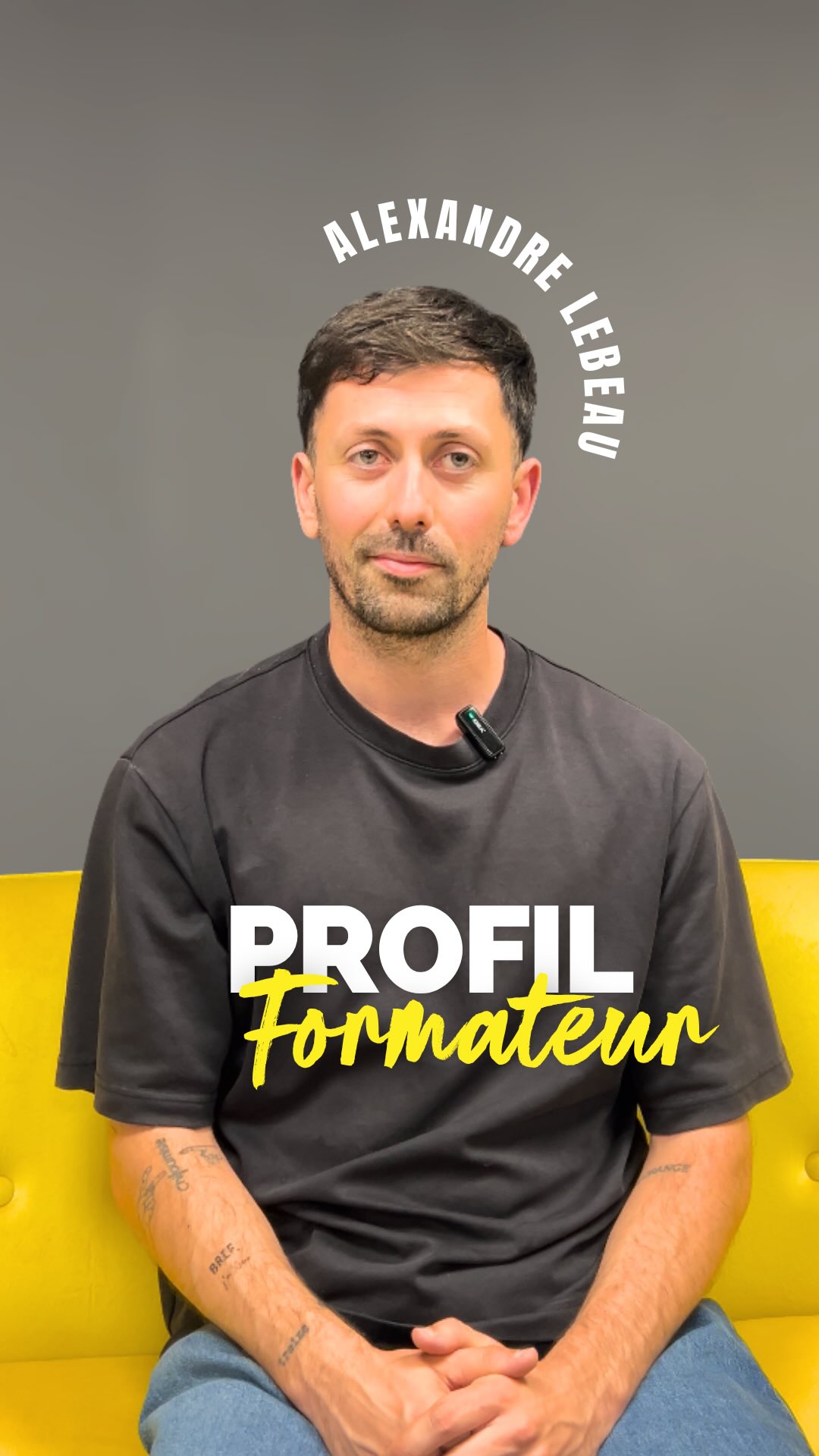 PROFIL FORMATEUR