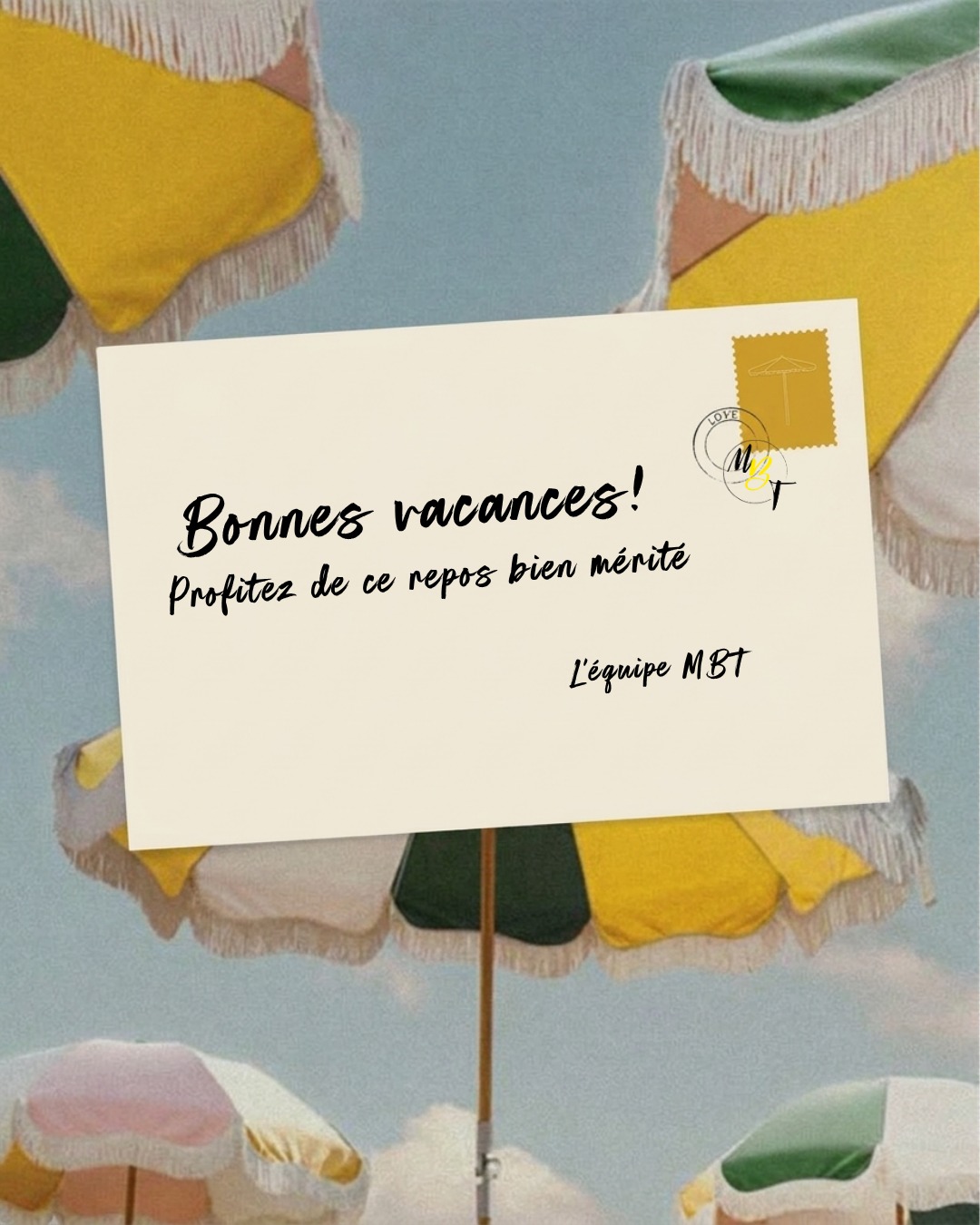 ☀️ Bel été à tous !

Merci pour votre confiance et votre engagement tout au long de ce premier semestre.

Prof…